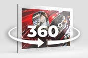 Interactieve 360°-view van een Diasec Baryta Solo Satijn