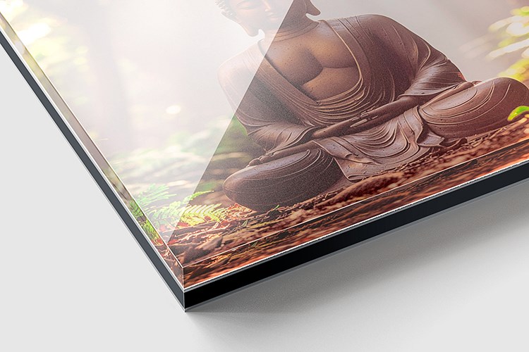 Presentation of a Diasec XXL with Plexiglass Front and Dibond Back.