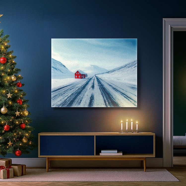 Tirage Photo sous Plexi dans un Intérrieur Chaleureux.