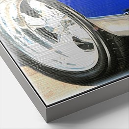 Menu Framed Chromaluxe Brushed