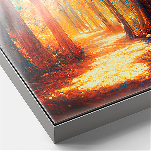 Menu Framed Chromaluxe Satin