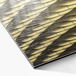 Menu Solo Dibond Gold