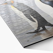 Dibond Brossé Argenté