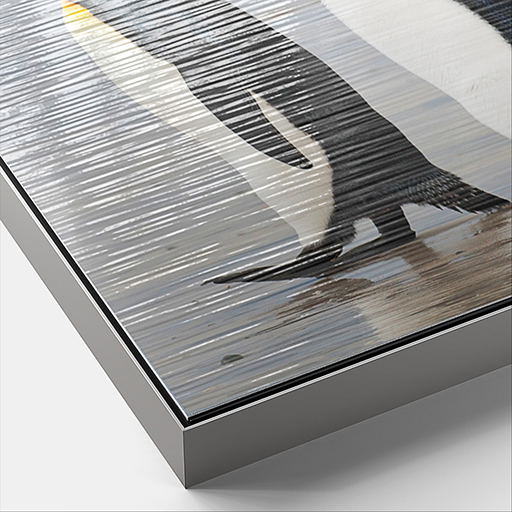 Menu Framed Dibond Silver