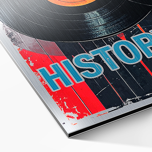 Menu Dibond Silver Adv