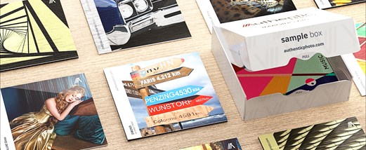 ChromaLuxe And Alu-Dibond sample set