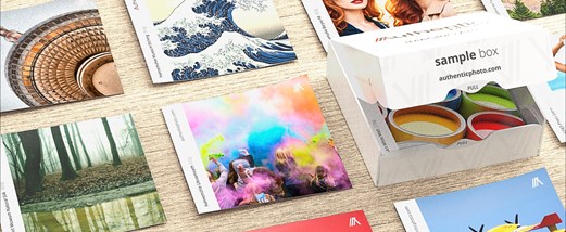 Fine-Art and Photographic Paper samples