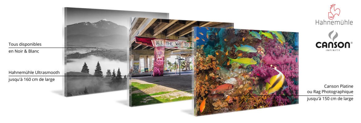 Diasec À La Carte Satin avec papiers Fine-Art Hahnemühle et Canson — AuthenticPhoto.com