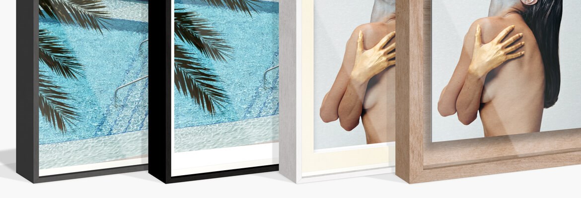 Wooden Glassframe with anti-reflective and Anti-UV Artglass  — AuthenticPhoto.com