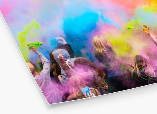Diasec en combinaison avec de papier Fine-Art jusqu'à 160 cm de large conformes à la norme ISO 9706, jusqu'à 200 ans de garantie couleurs chez - Authenticphoto.com