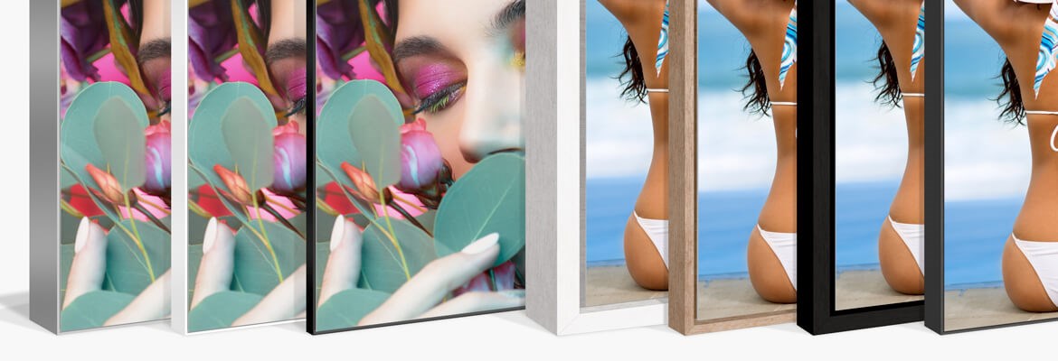 Aluminum and wooden floater frames — AuthenticPhoto.com