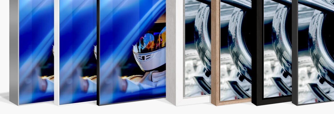 Aluminum and wooden floater frames — AuthenticPhoto.com