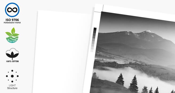 Details Hahnemühle Ultrasmooth black and white — AuthenticPhoto.com