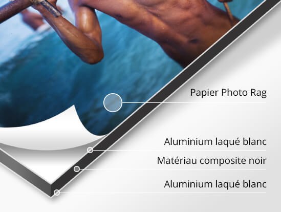 Contrecollage sur Alu-Dibond — AuthenticPhoto.com
