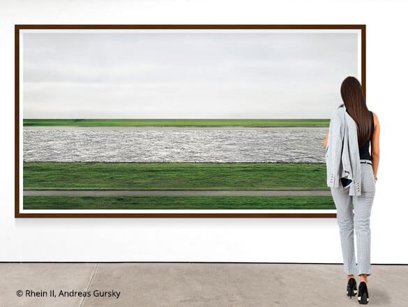 Andreas Gursky's Diasec "Rhein II" — AuthenticPhoto.com