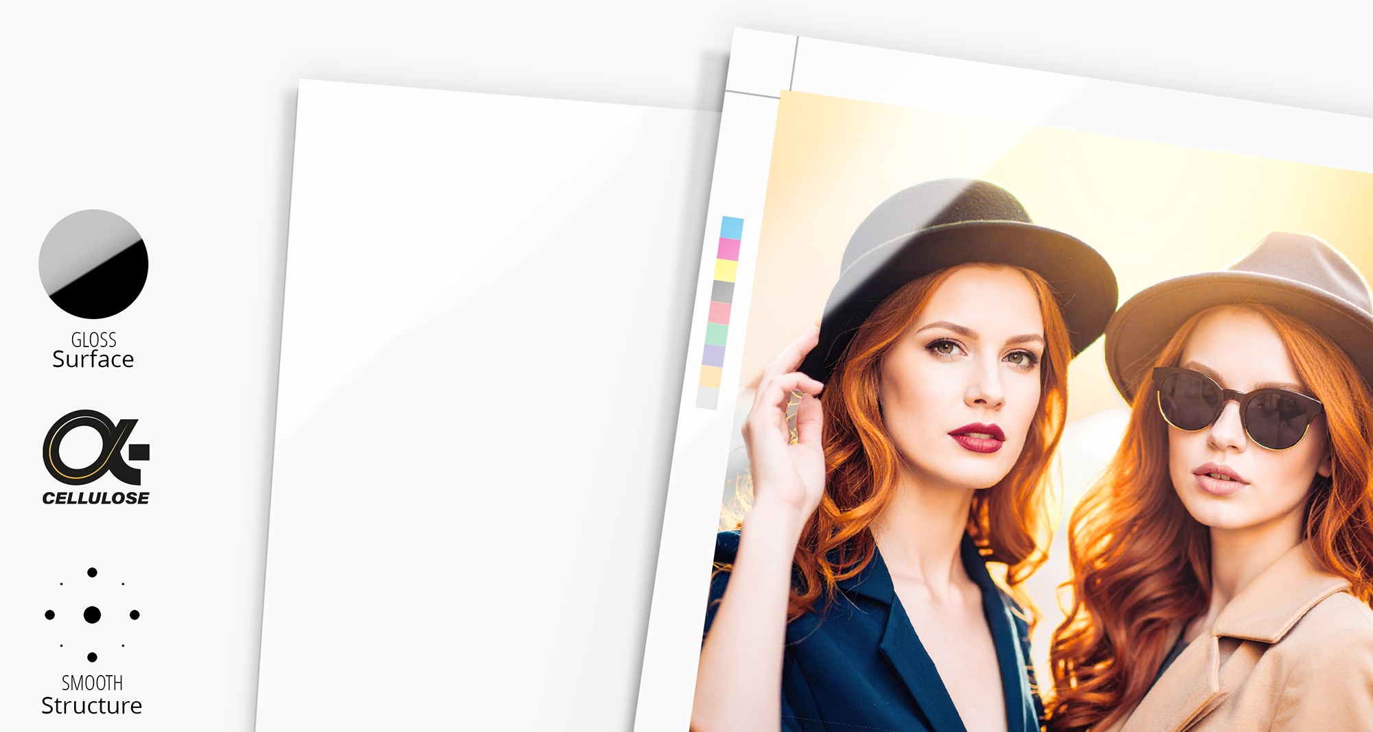 Detail van Hahnemühle Baryta FB Papier.