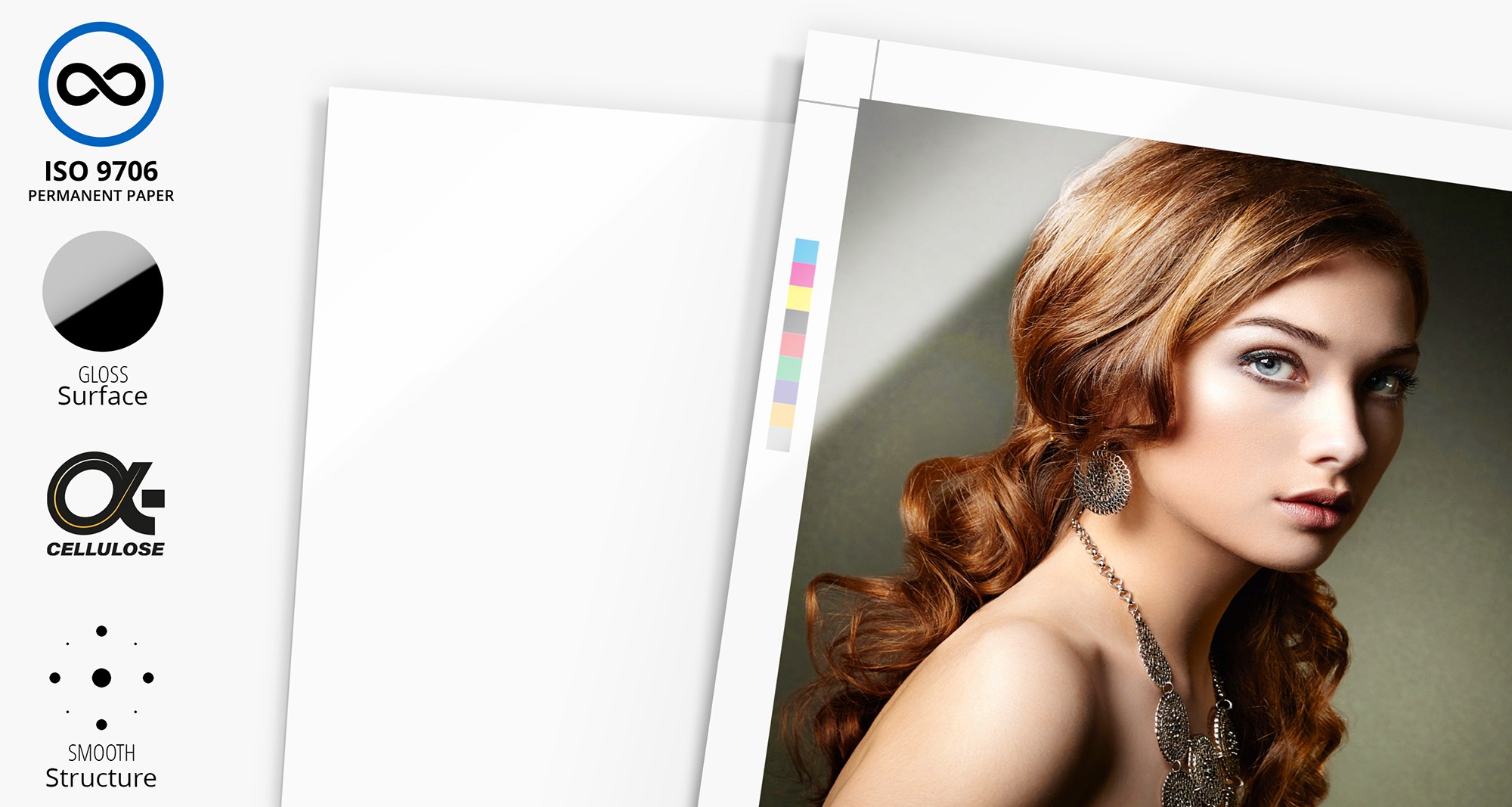 Details van Fine Art Canson Baryta Prestige II papier.