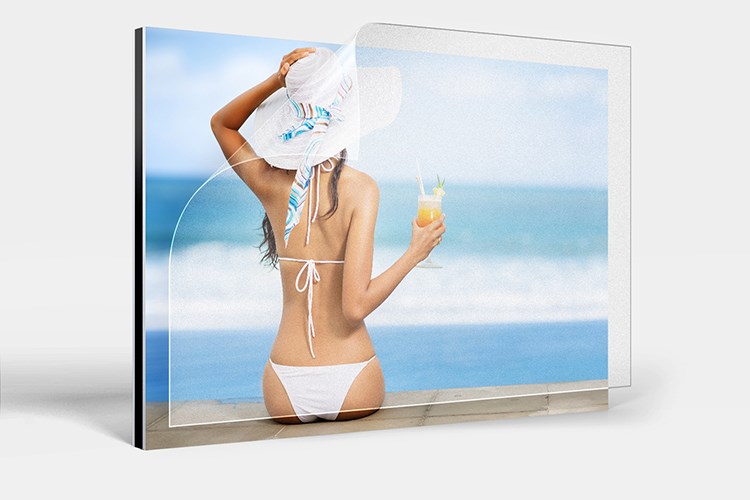 Een fotografische afdruk op Foto Papier Satijn met beschermfolie.