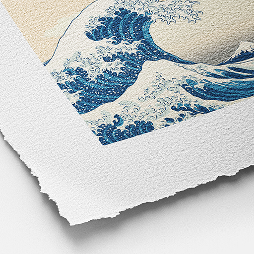 Menu Deckled Museum Etching